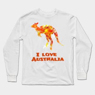 I Love Australia Long Sleeve T-Shirt